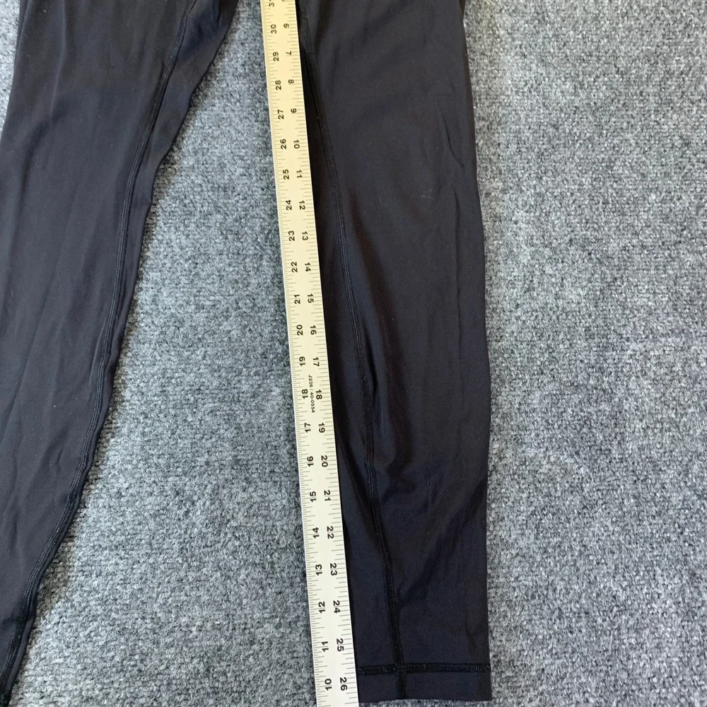 Lululemon High Rise Leggings Womens 6 Black Activewear Yoga Tights 28 Inseam